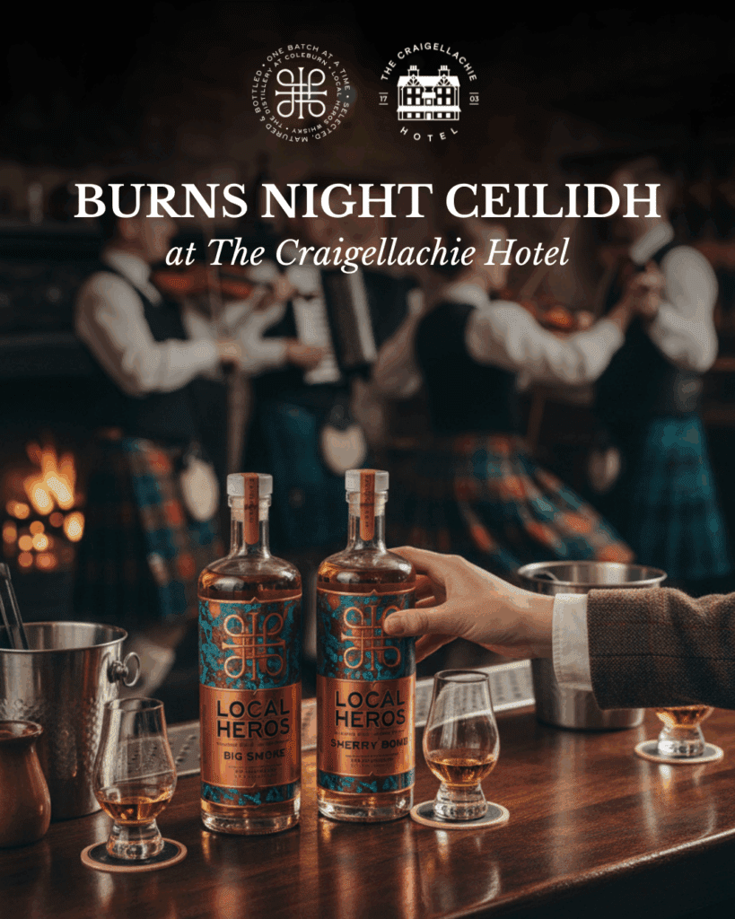 Burns Night Ceilidh at The Craigellachie Hotel, in Speyside, Highlands, Scotland